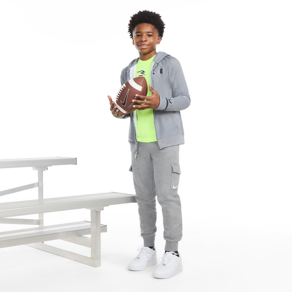 Fleece Cargo Joggers | Carbon Heather