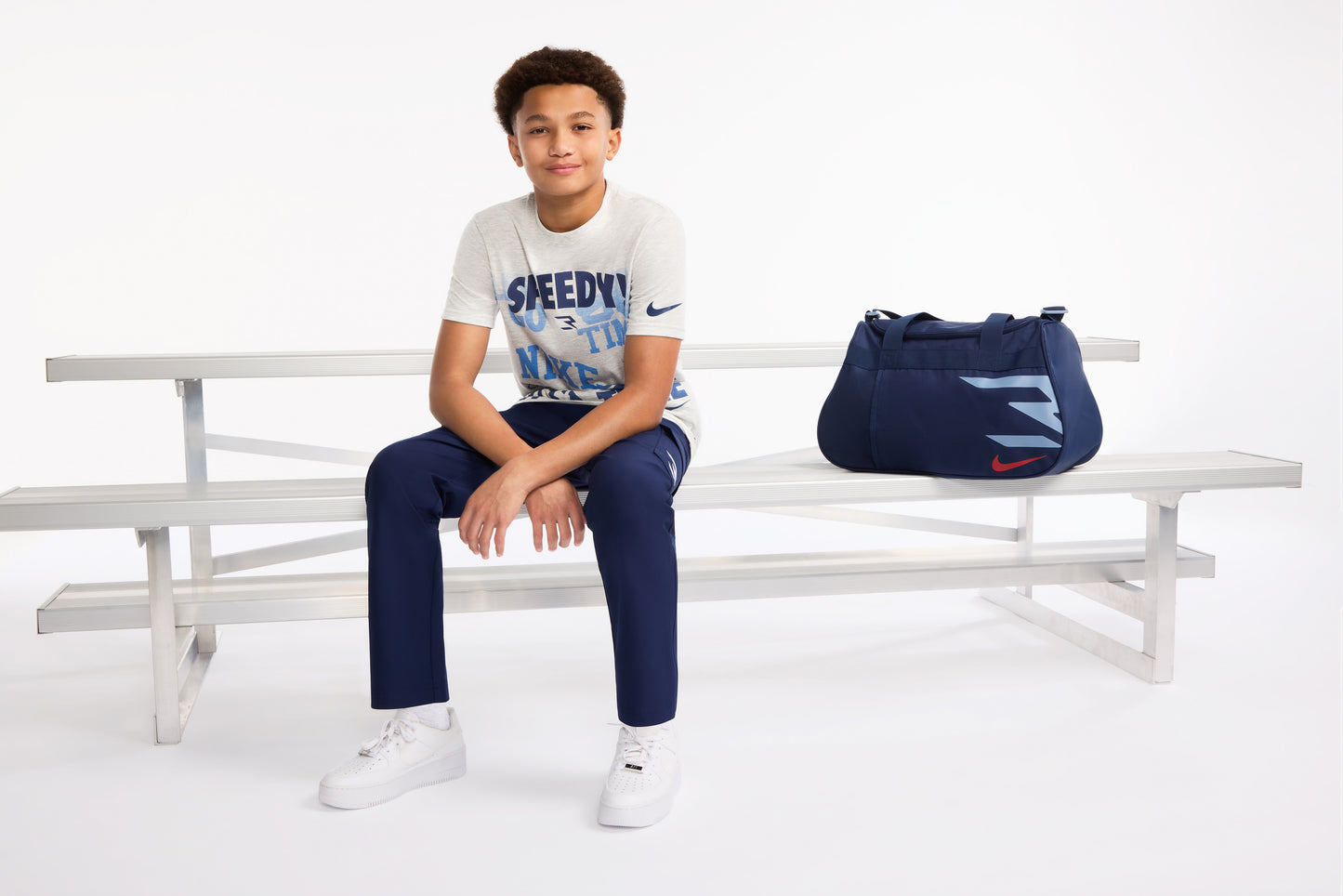 Big Kids' Stretch Woven Cargo Pants | Midnight Navy