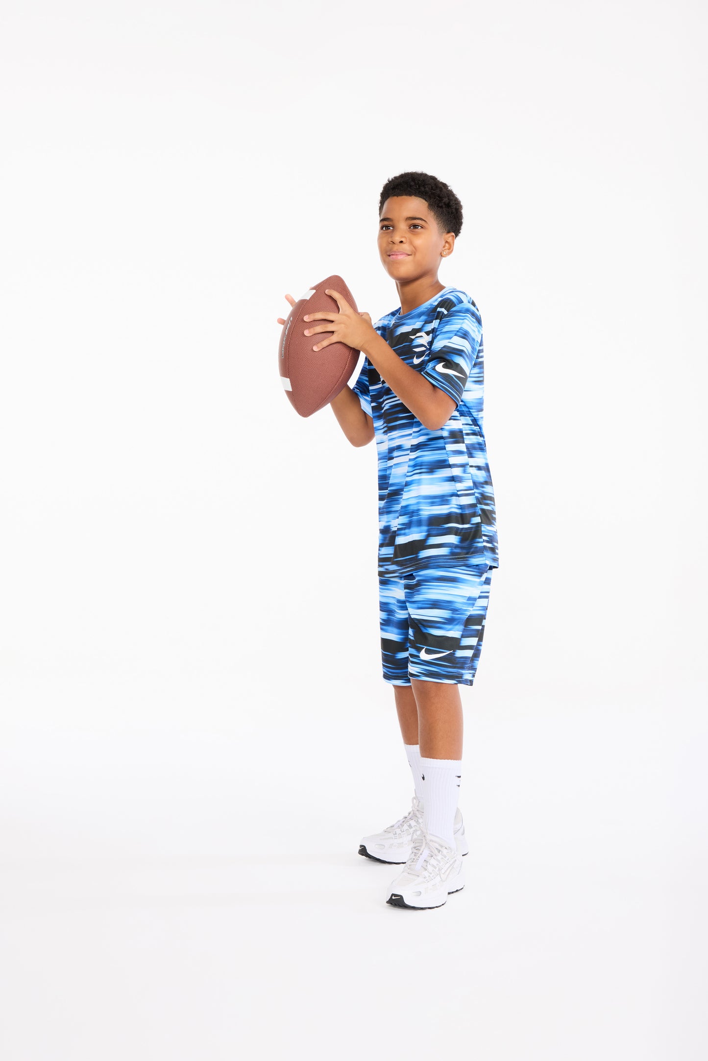 Big Kids' Dri-FIT Speed Blur Print T-Shirt | University Blue