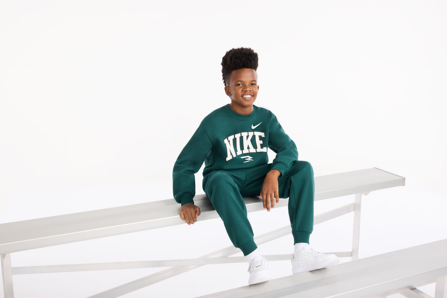 Big Kids' Fleece Pullover 2-Piece Hoodie Set | Night Jungle