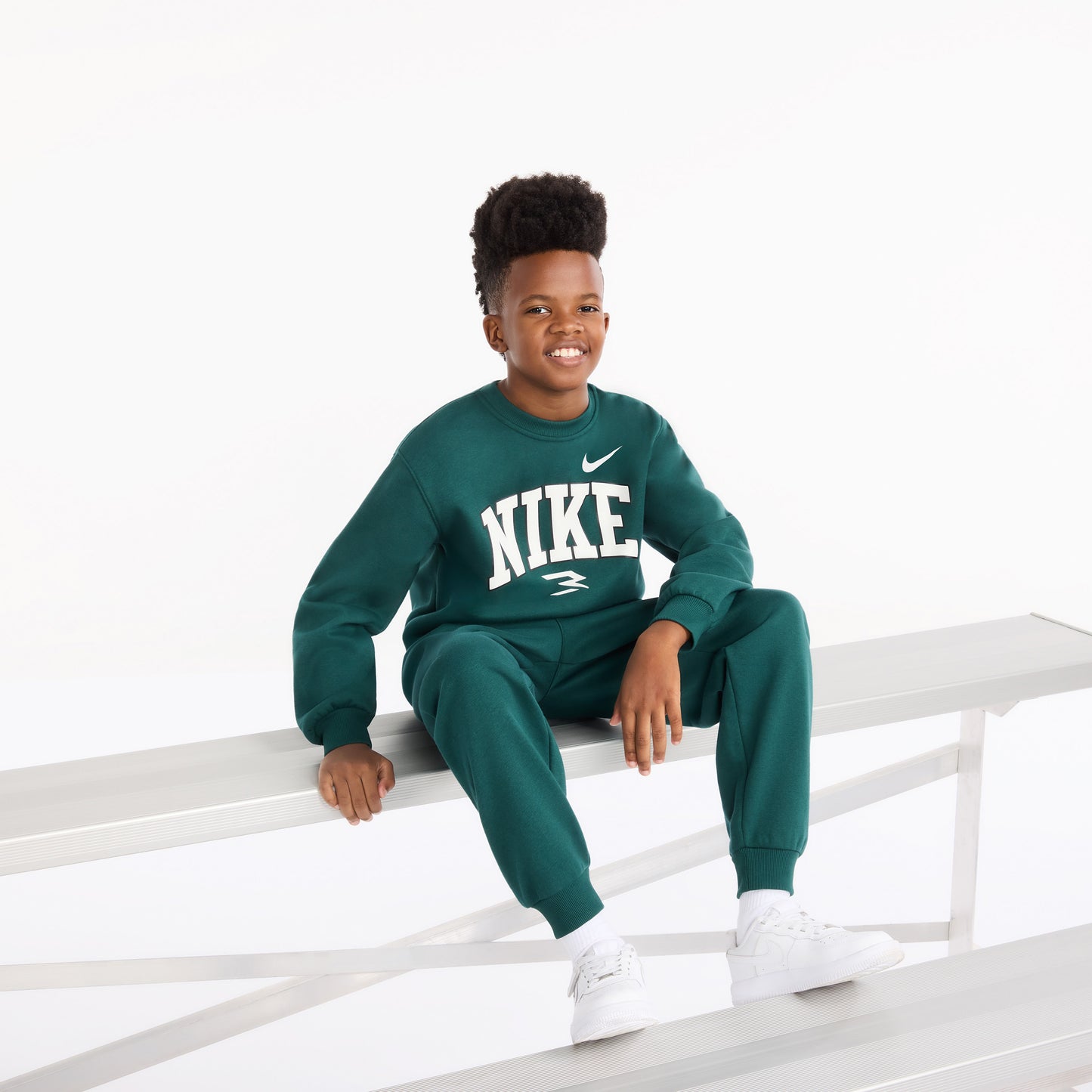 Big Kids' Fleece Pullover 2-Piece Hoodie Set | Night Jungle