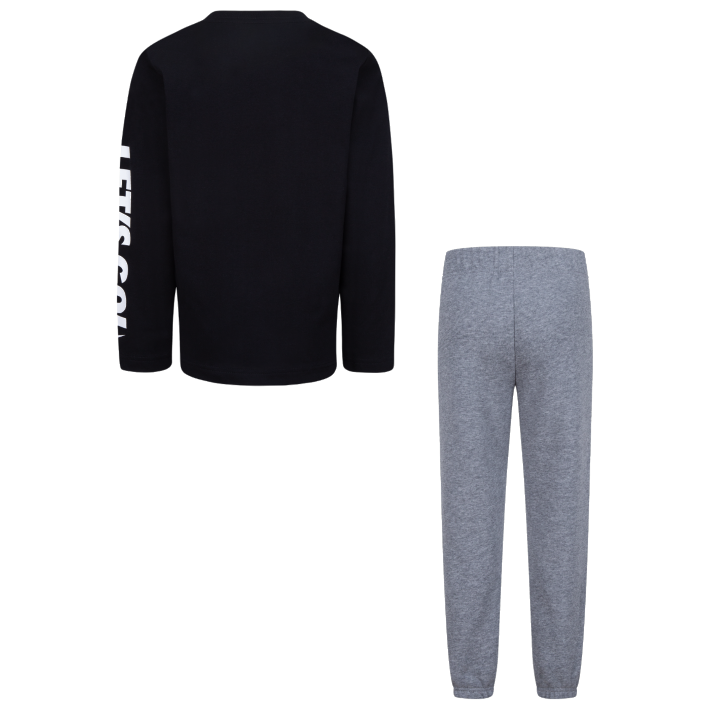Let's Go Ballers Long Sleeve T-Shirt & Sweatpant Set | Carbon Heather