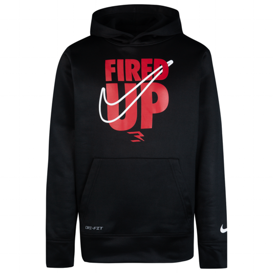 Fired Up Dri Fit Hoodie | Black