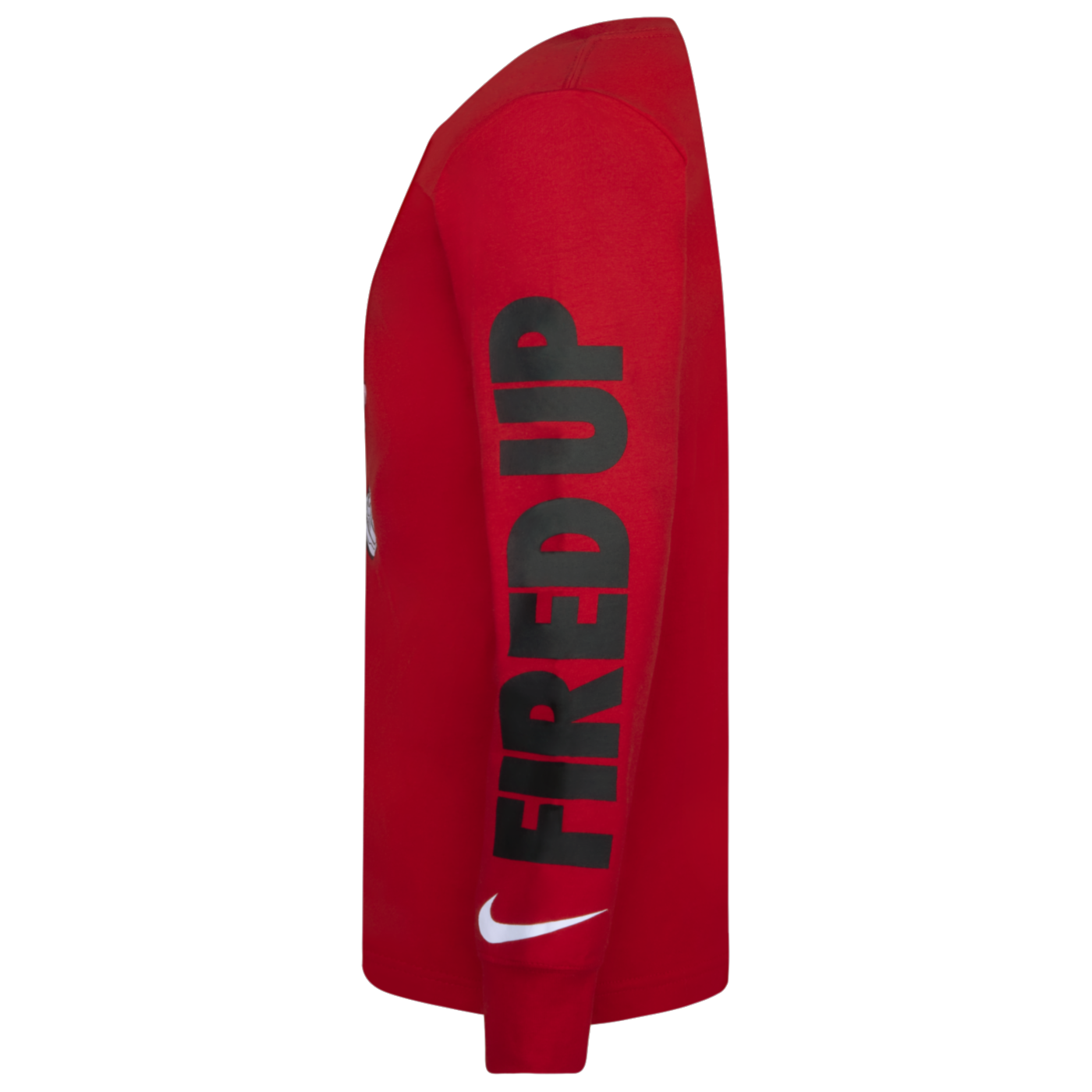 Fired Up Ballers Long Sleeve T-Shirt | Red