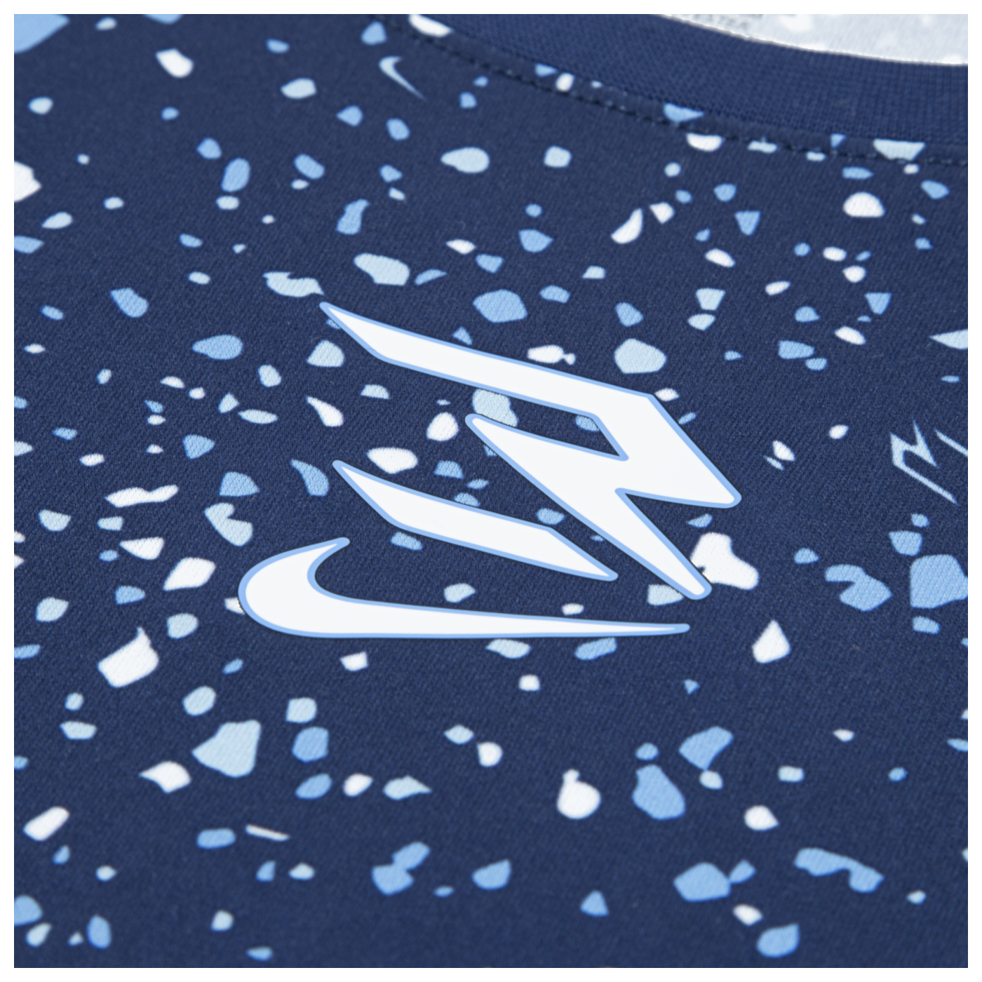 Big Kids' Dri-FIT Large Splatter Print T-Shirt | Midnight Navy