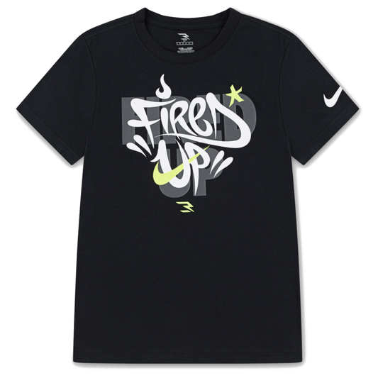 Big Kids' Fired Up Graffiti T-Shirt  | Black