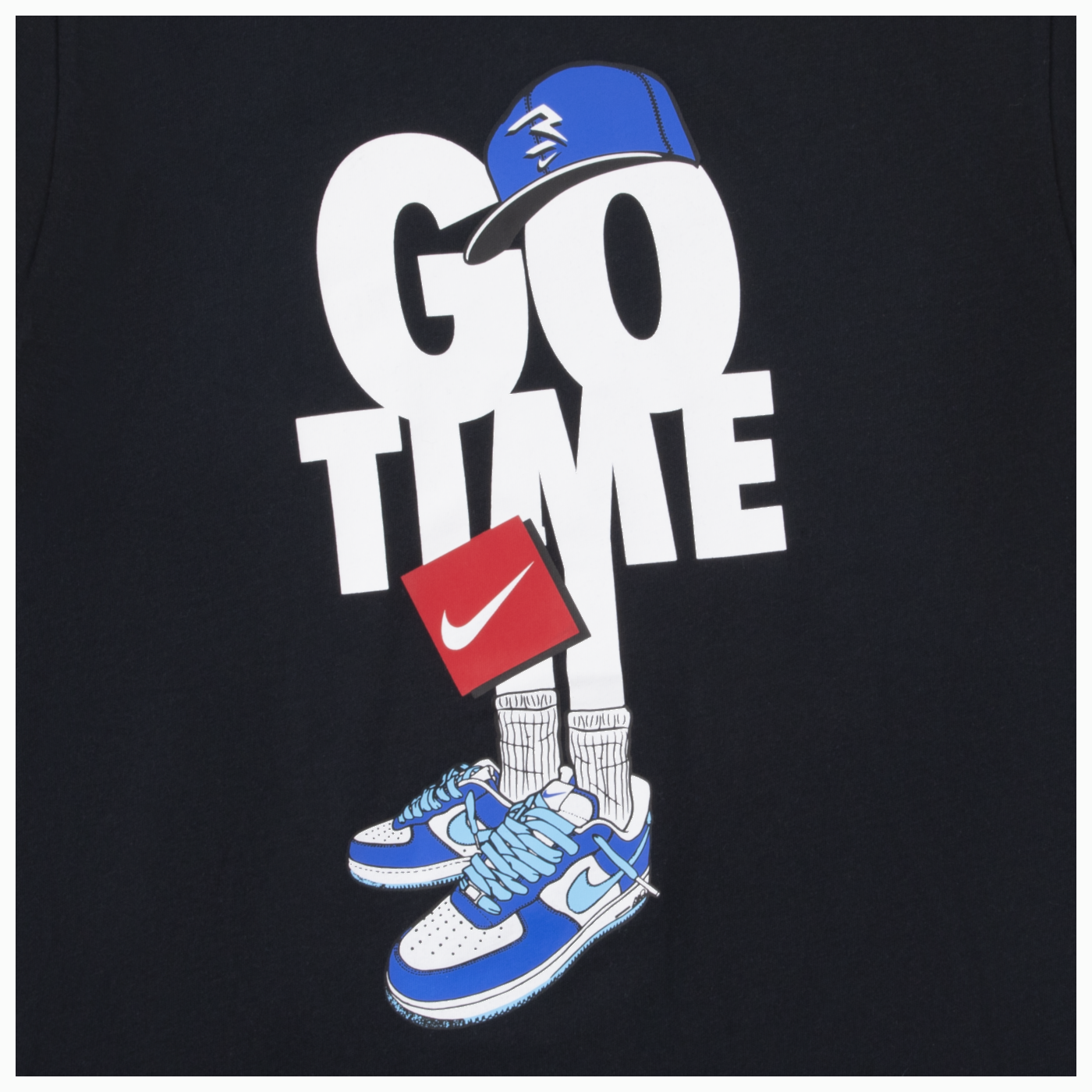 Big Kids' Go Time Capmando T-Shirt | Black