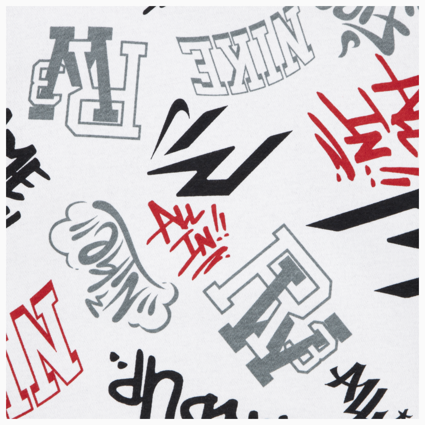 Big Kids' Graffiti Tag Hoodie | White