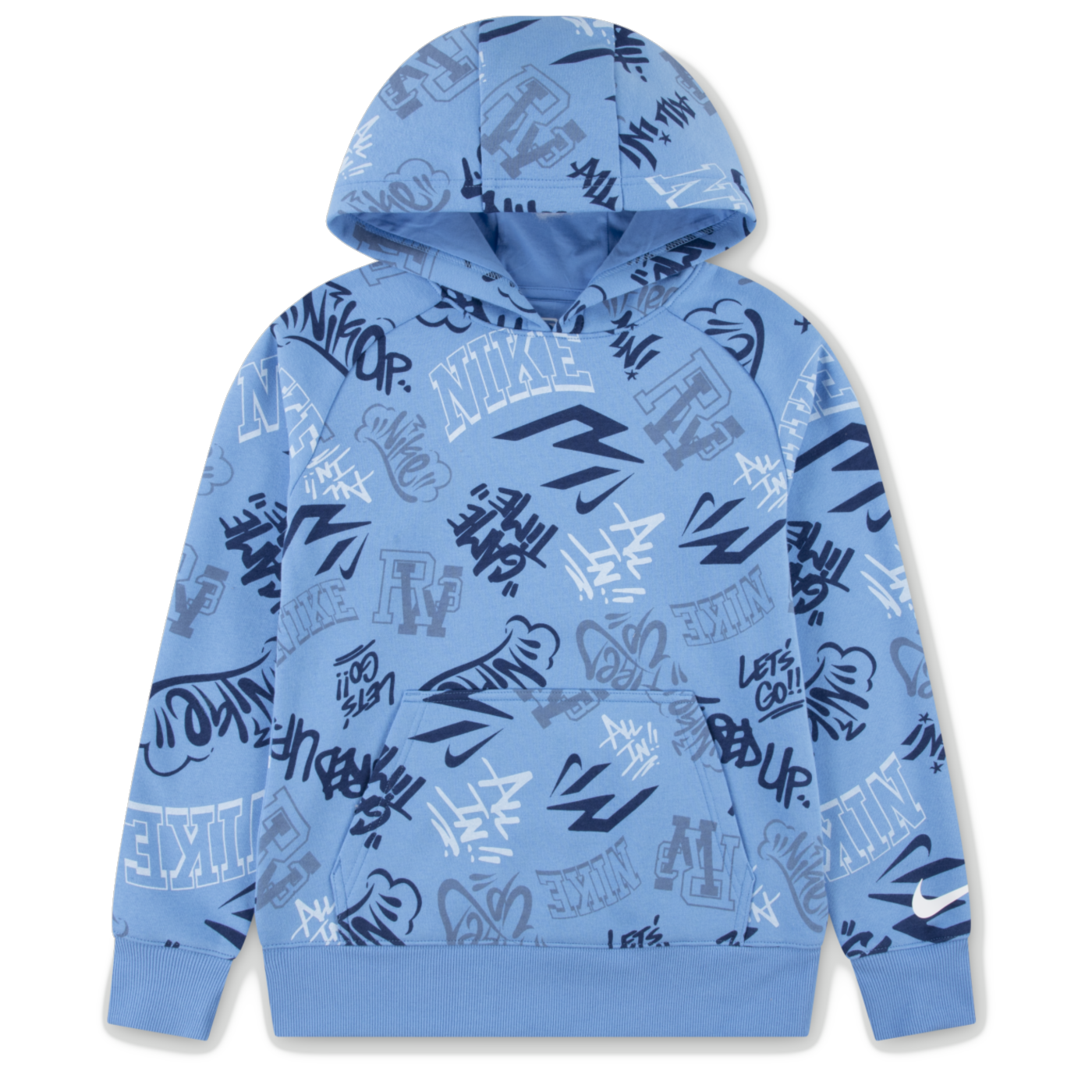 Big Kids' Graffiti Tag Hoodie | University Blue