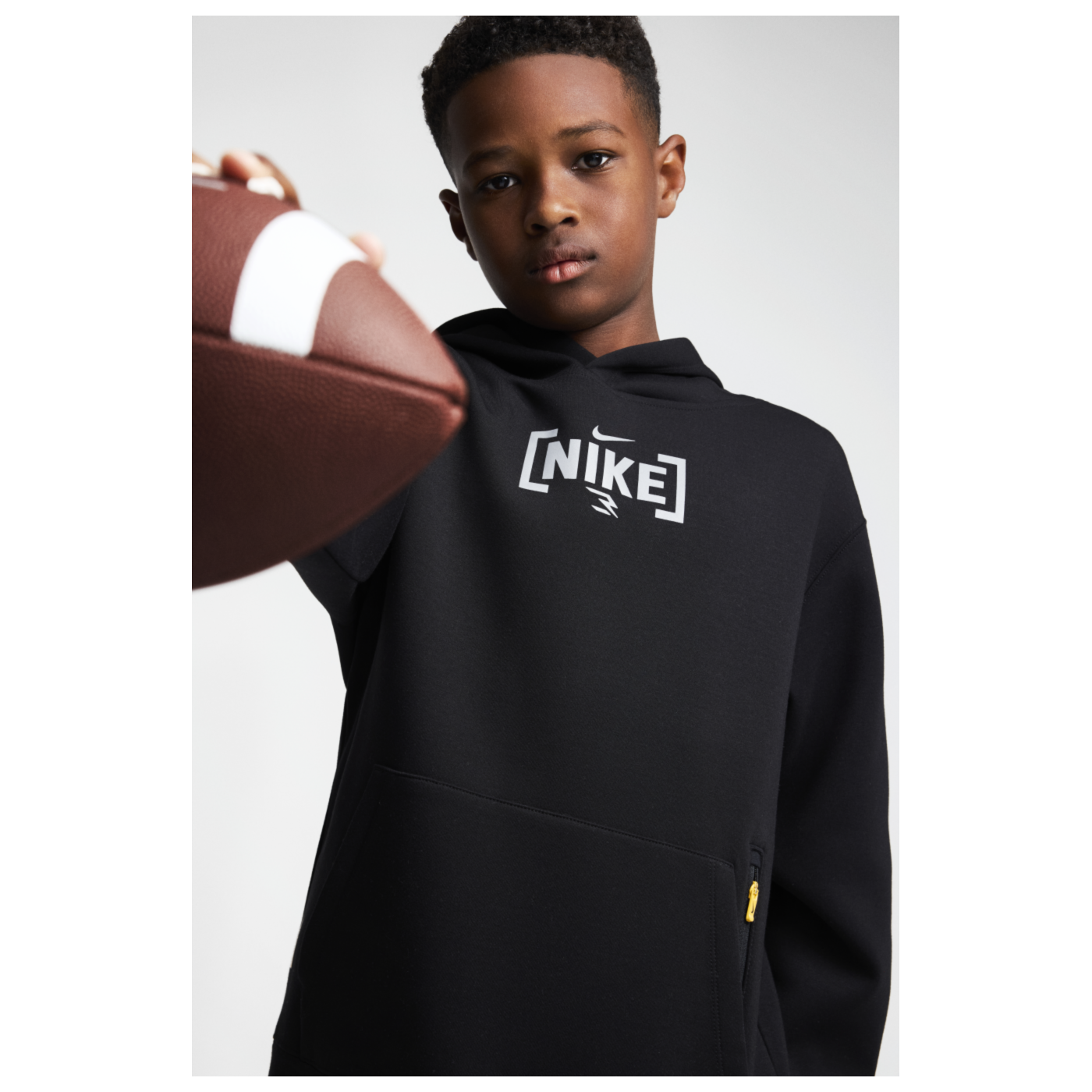 Big Kids' 3ssentials Tech Hoodie | Black