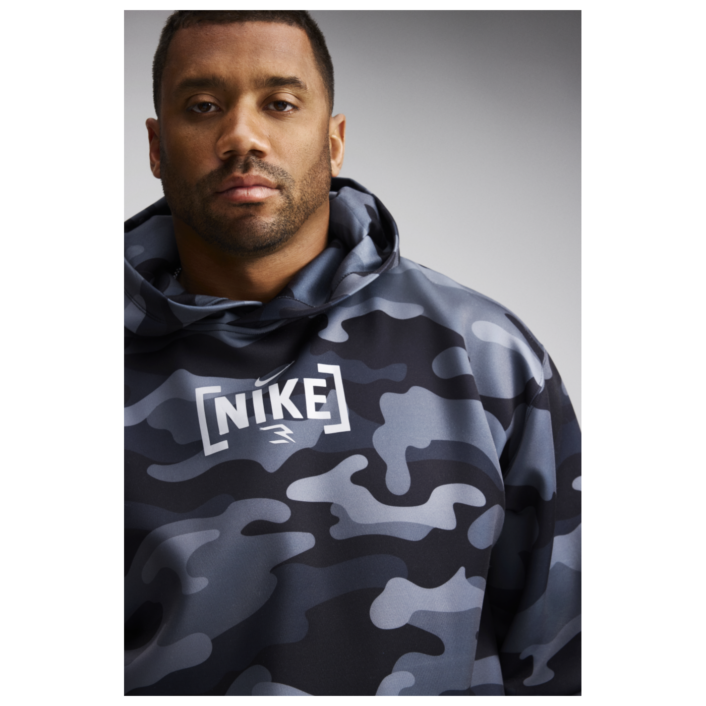 Big Kids' 3ssentials Camo Hoodie | Black