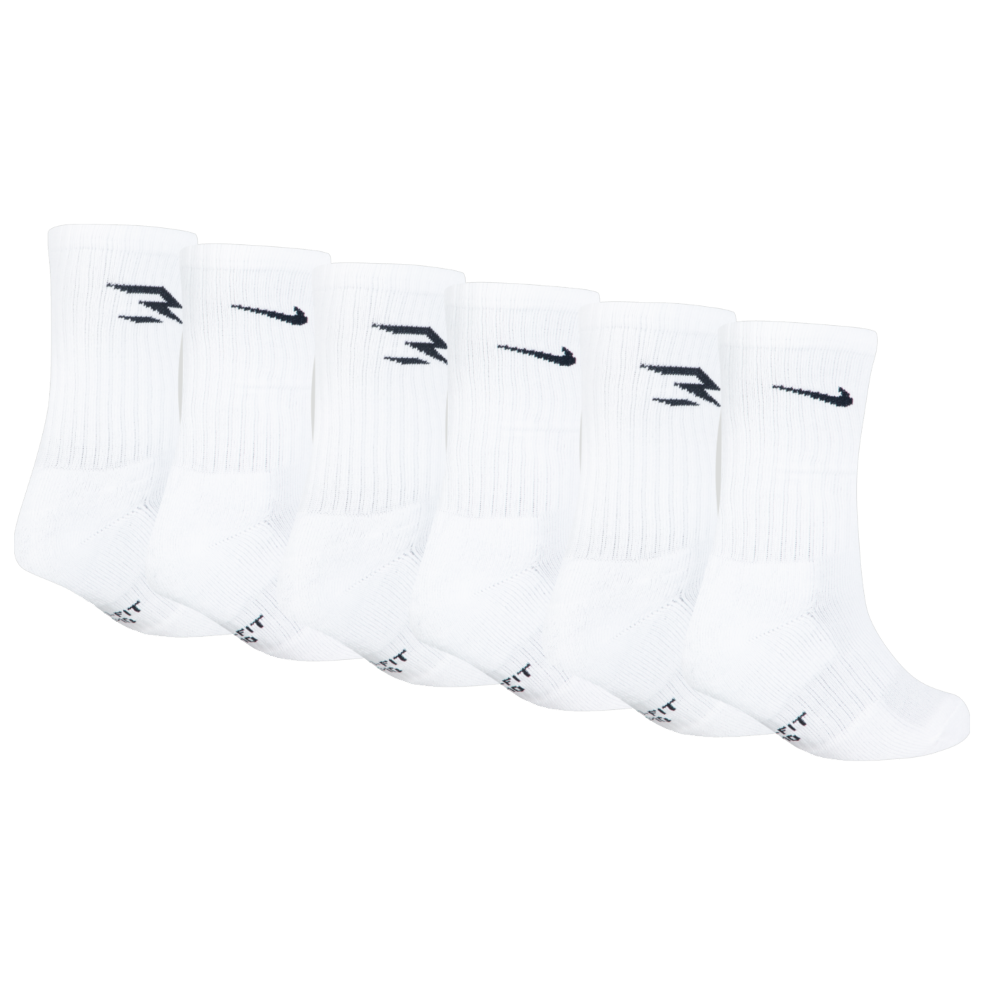 Dri-FIT Crew Socks | White