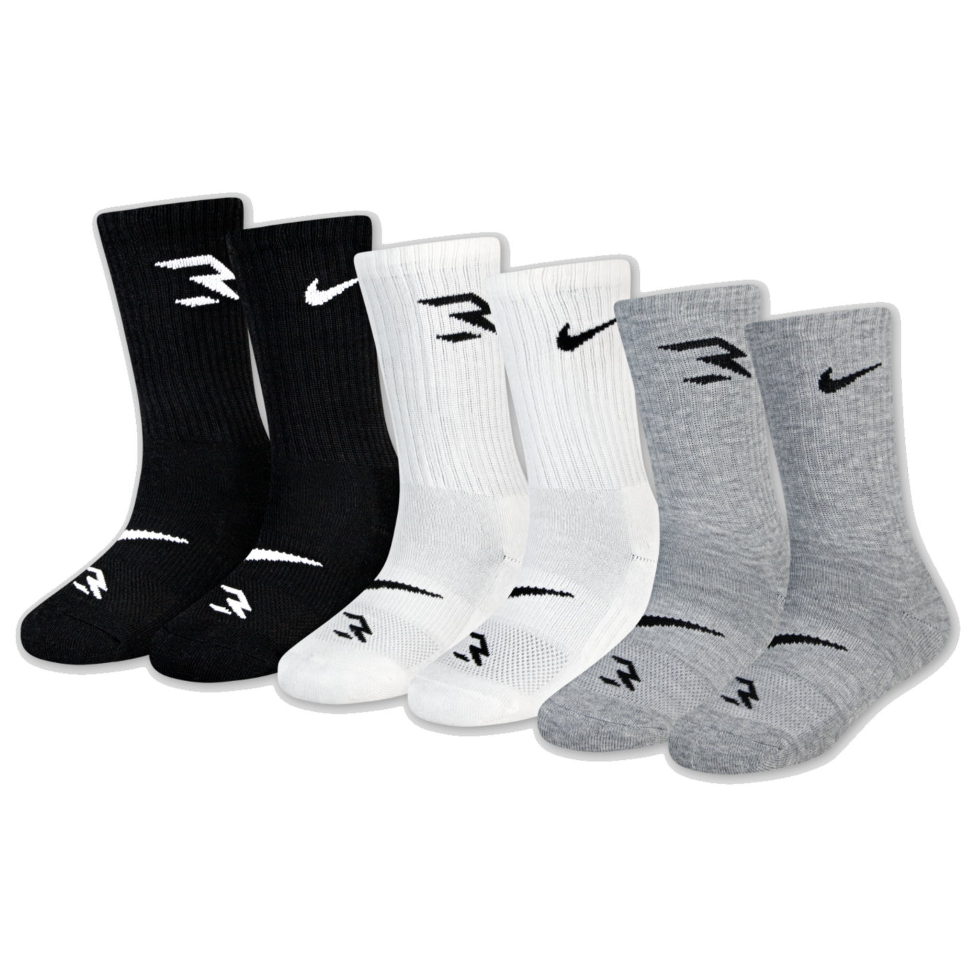 Dri-FIT Crew Socks Multi – 3BRAND
