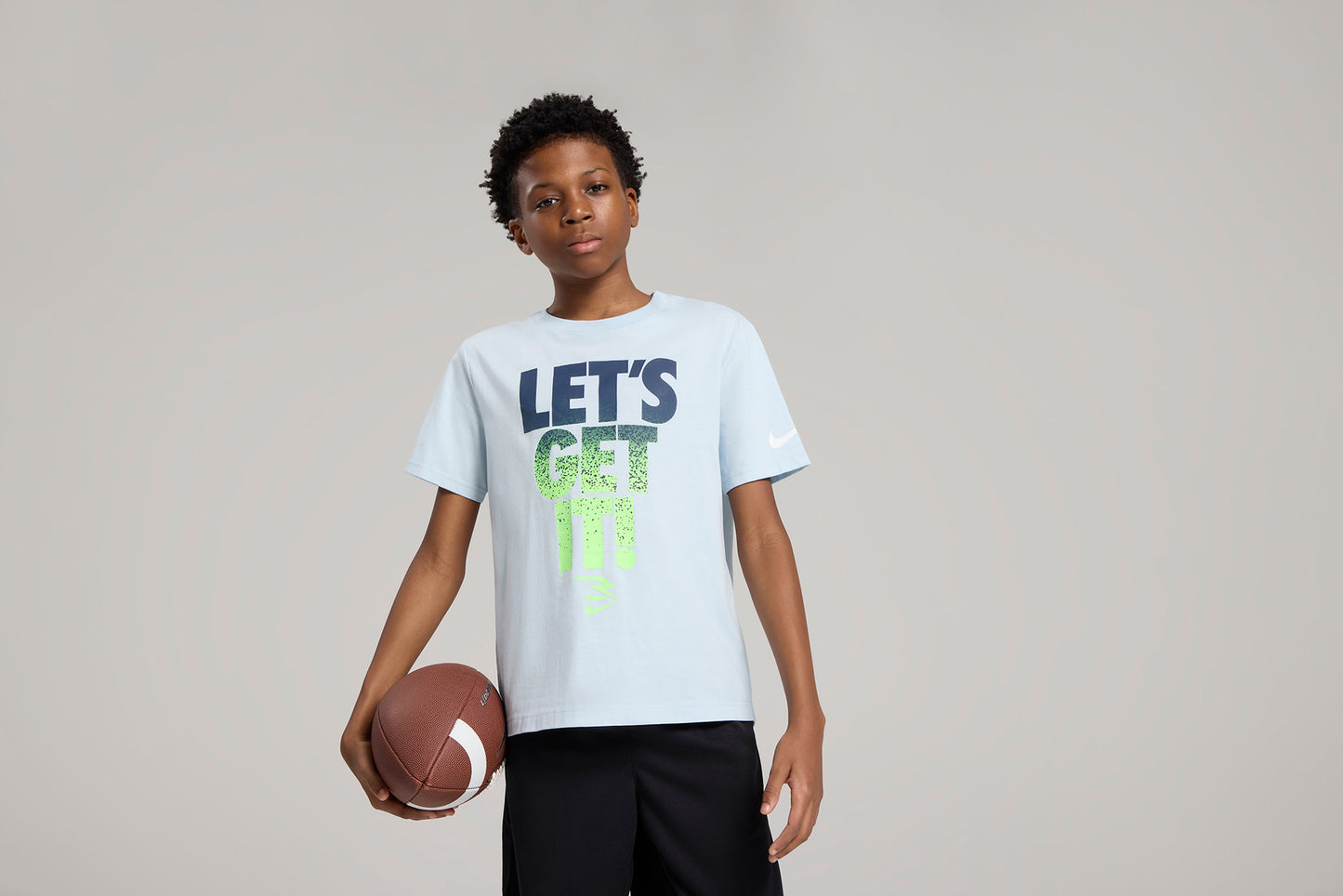 Big Kids' "Let's Get It" T-Shirt | Crystal