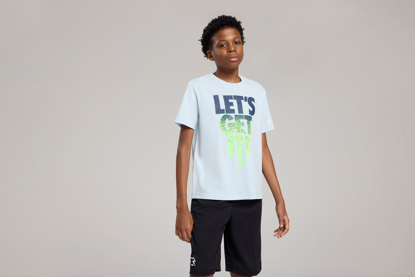 Big Kids' "Let's Get It" T-Shirt | Crystal