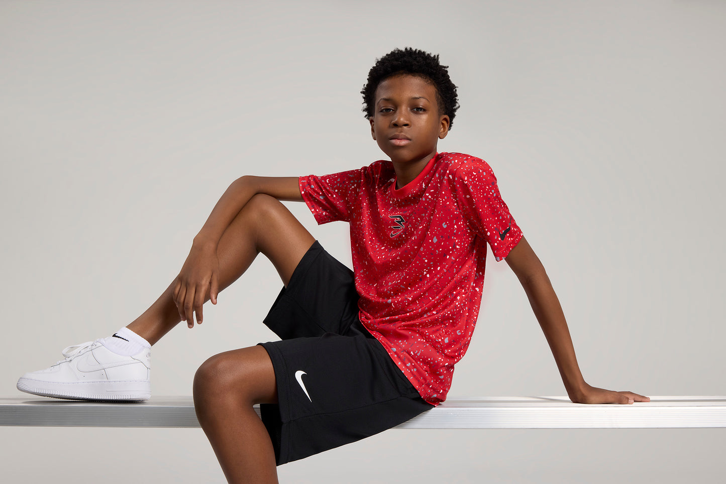 Big Kids' Badge Shorts | Black