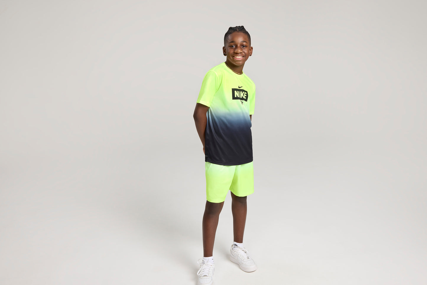 Big Kids' Dri-FIT Gradient T-Shirt | Volt