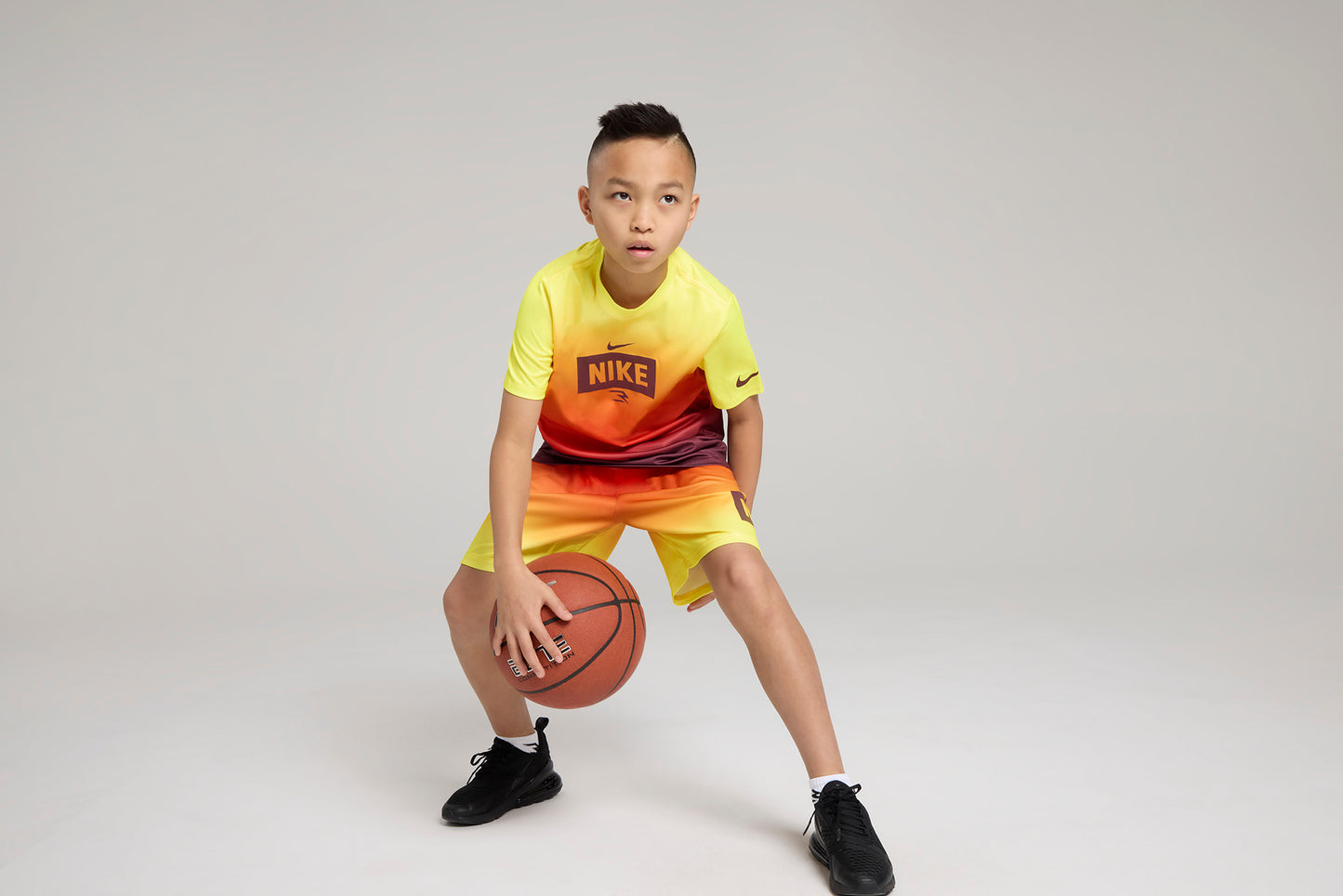 Big Kids' Dri-FIT Gradient Mesh Shorts | Sunray