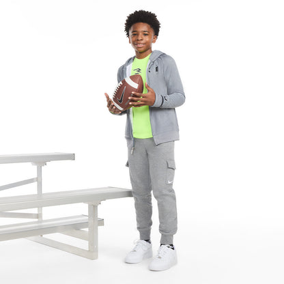 Fleece Cargo Joggers | Carbon Heather