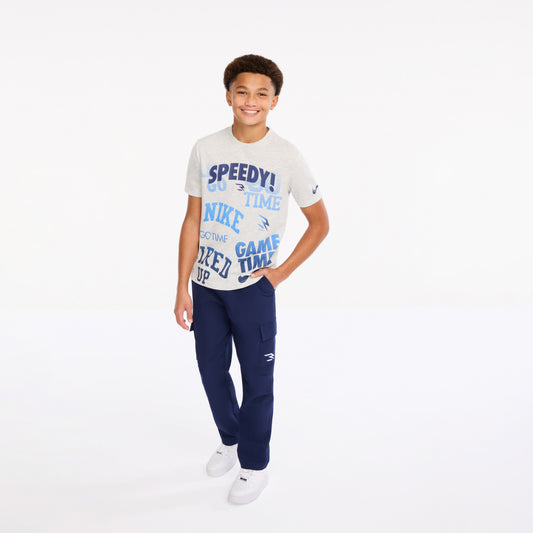 Big Kids' Stretch Woven Cargo Pants | Midnight Navy