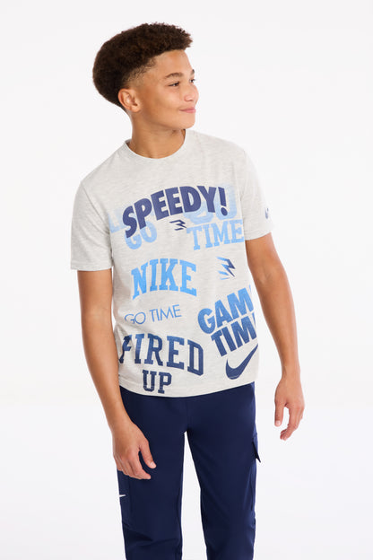 Big Kids' "Speedy" T-Shirt | Grey Heather