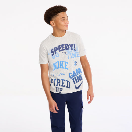 Big Kids' "Speedy" T-Shirt | Grey Heather