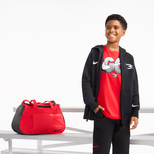 Big Kids' Fleece Full-Zip Hoodie | Black