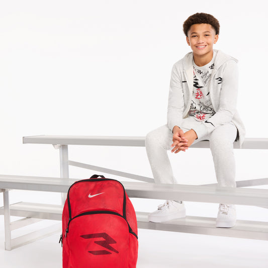 Big Kids' Fleece Full-Zip Hoodie | Grey Heather