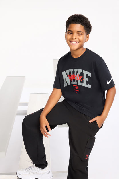 Big Kids' Stretch Woven Cargo Pants | Black