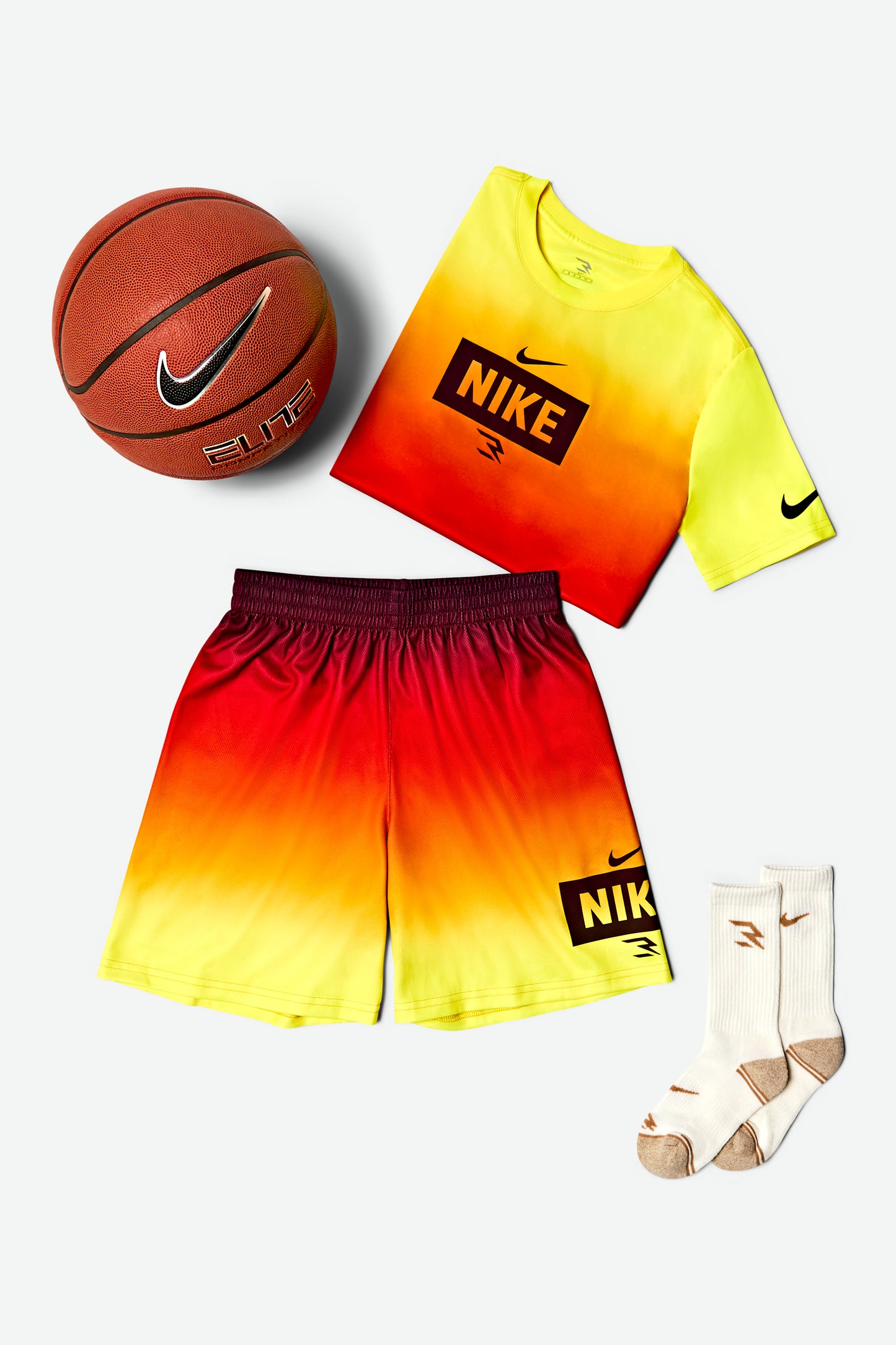 Big Kids' Dri-FIT Gradient Mesh Shorts | Sunray