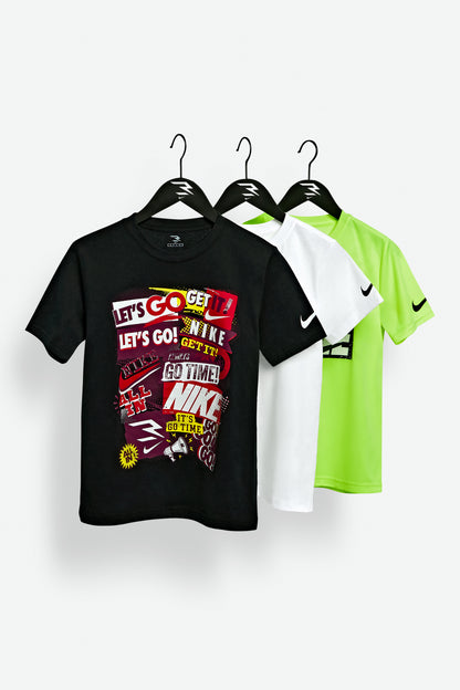 Big Kids' Collage T-Shirt | Black
