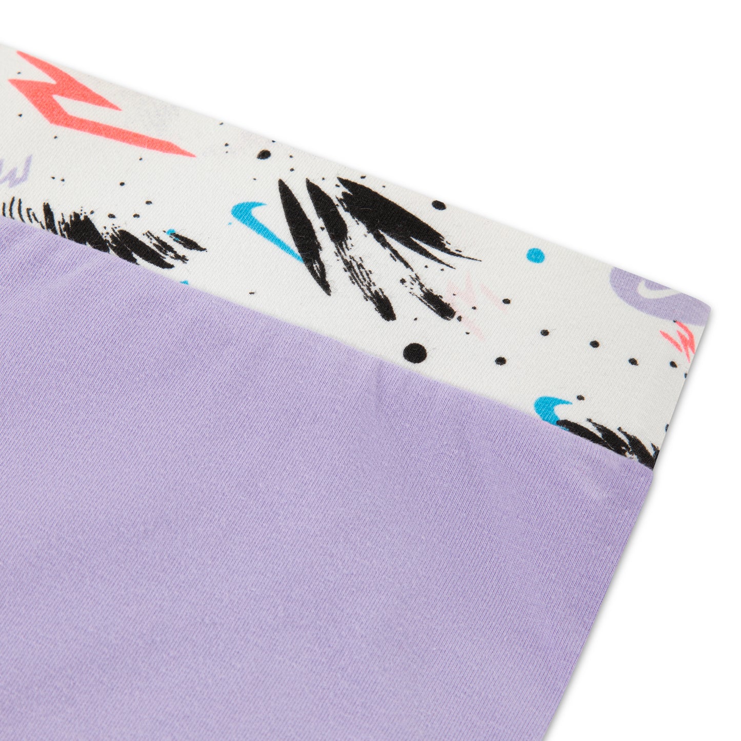Big Kids' Carnival Printed Bike Shorts | Wisteria Purple