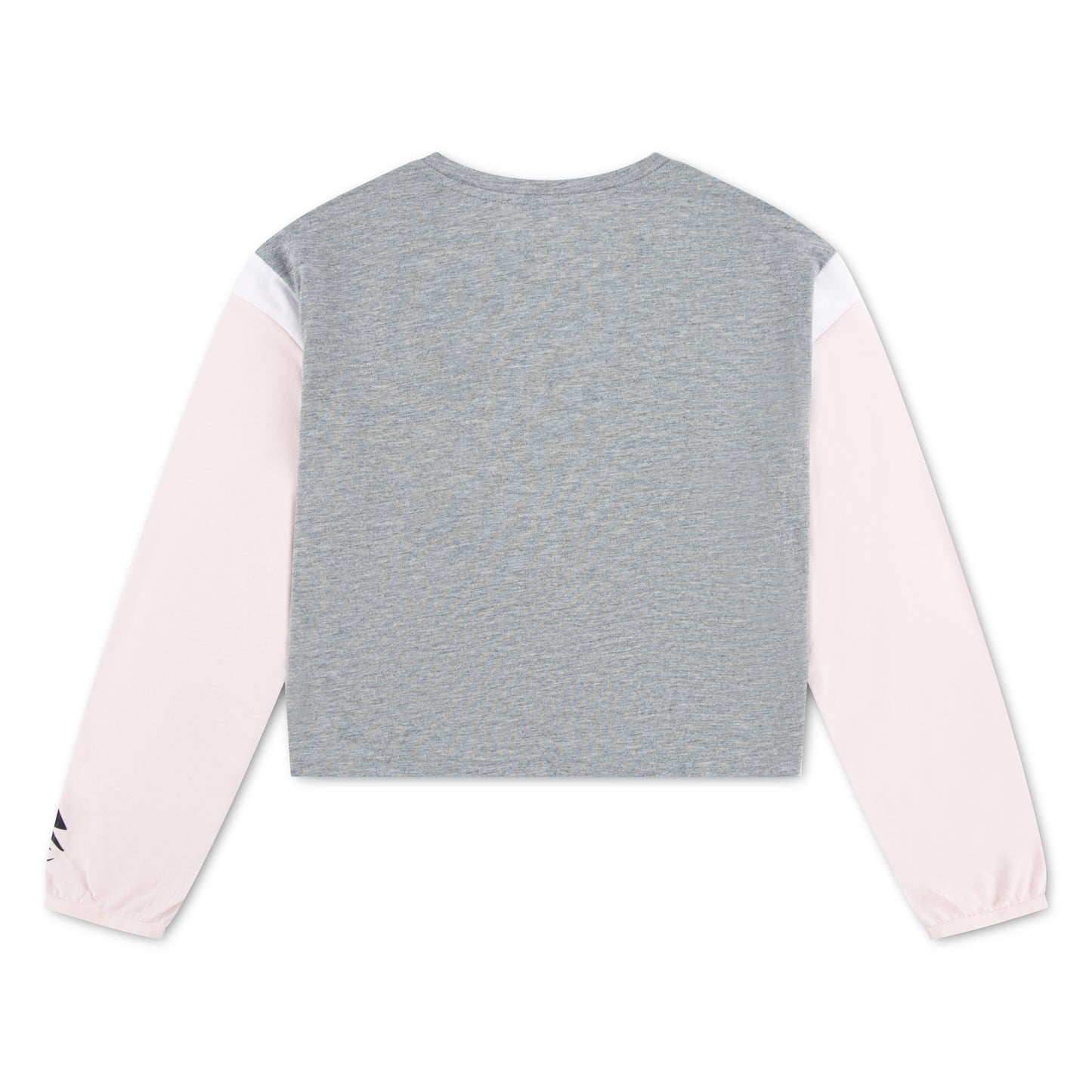 Big Kids' Drapey "Fired up" Long-Sleeve T-Shirt | Dark Grey Heather