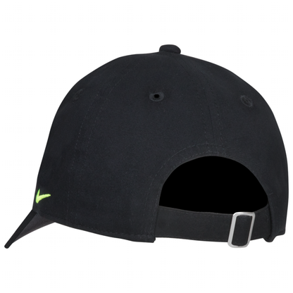 Dual Logo Flatbrim Cap | Black