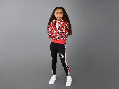 Big Kids' Graffiti Printed Hoodie | Track Red
