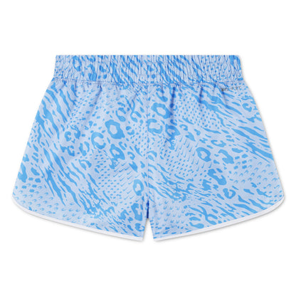 Girls' Dri-FIT Animal Print Shorts | Ice Blue