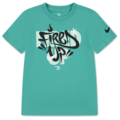 Big Kids' Fired Up Graffiti T-Shirt  | Teal