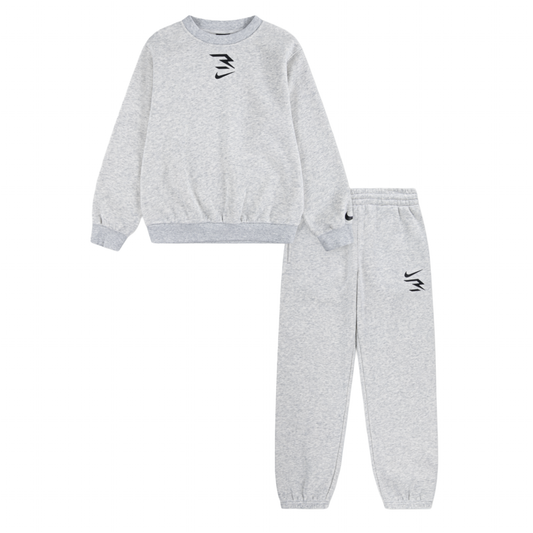 Big Kids' 2-Piece Fleece Crew Set | Grey Heather