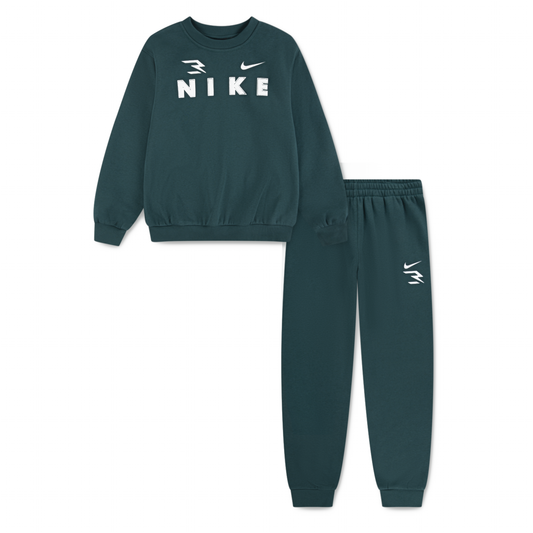 Bid Kids' Triple 3B 2-Piece Crew Set | Night Jungle