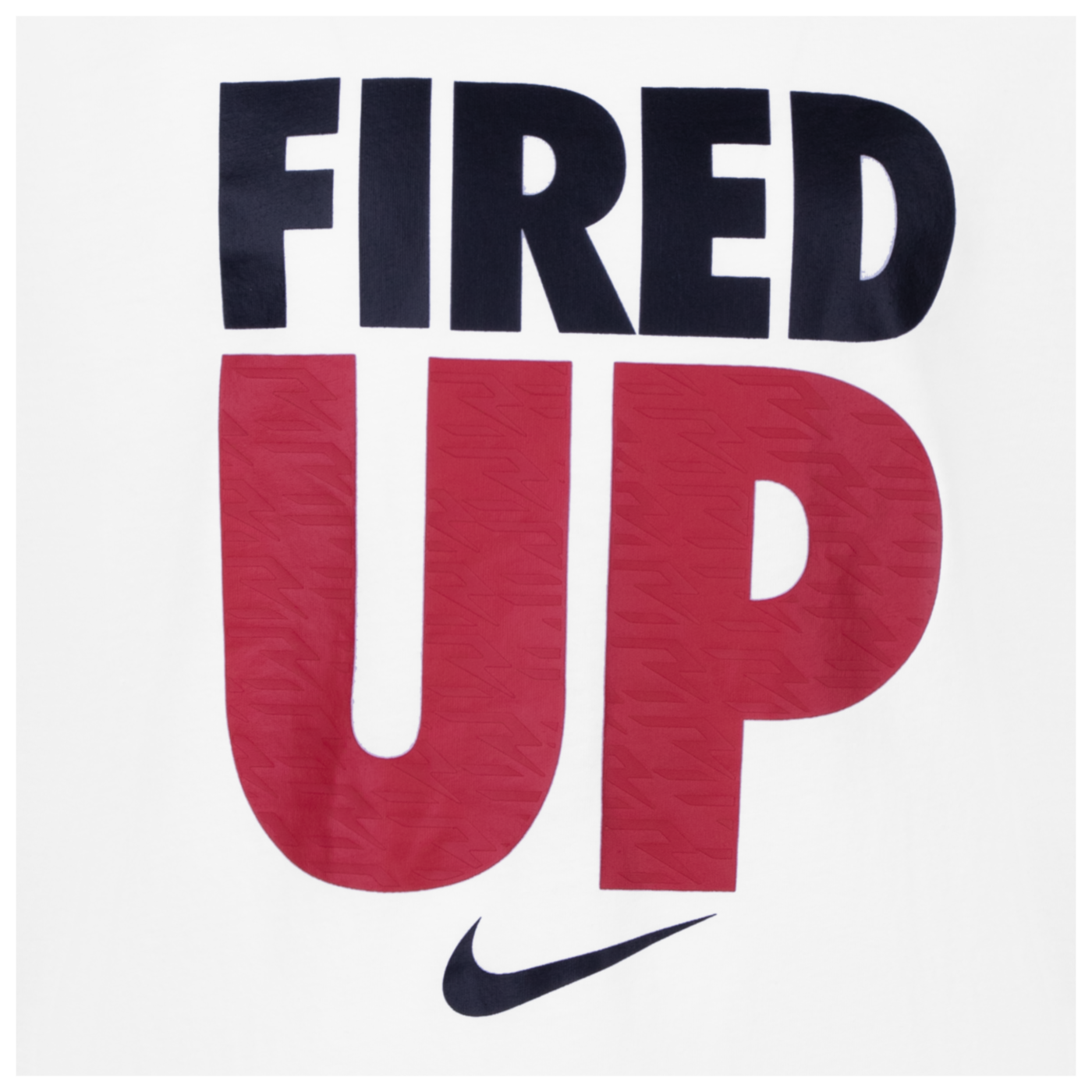 Fired Up Long Sleeve T-Shirt | White