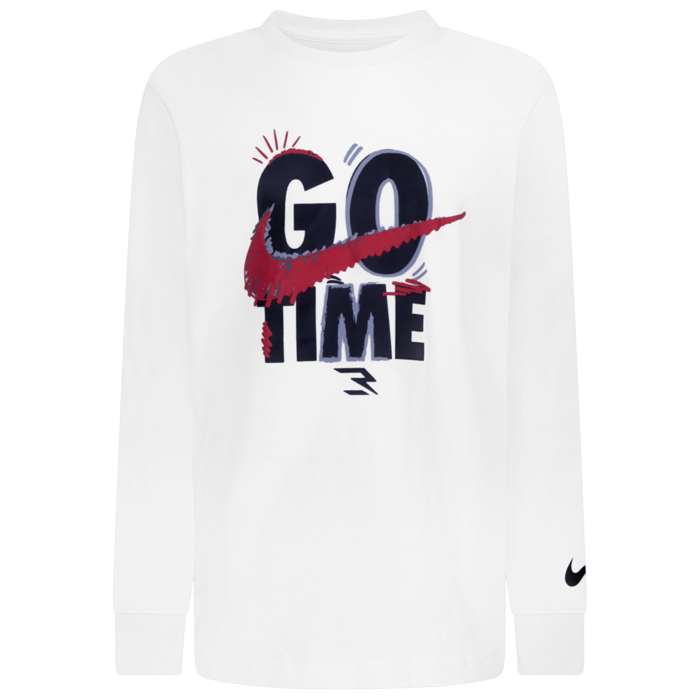 Go Time Long Sleeve T-Shirt | White