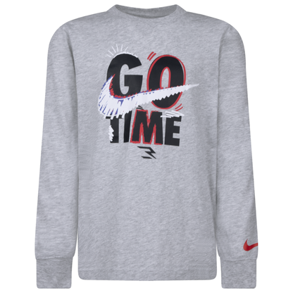 Go Time Long Sleeve T-Shirt | Light Gray Heather