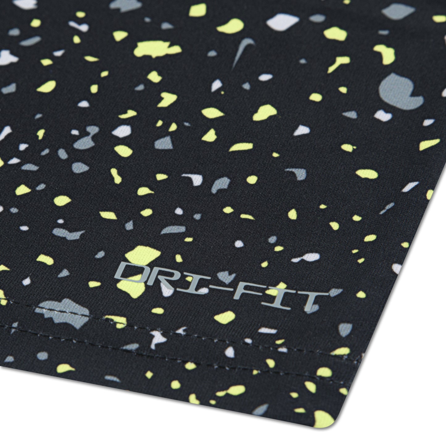 Big Kids' Dri-FIT Splatter Printed Tee | Black/Volt