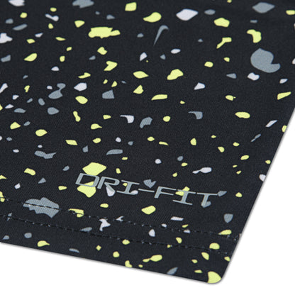 Big Kids' Dri-FIT Splatter Printed Tee | Black/Volt