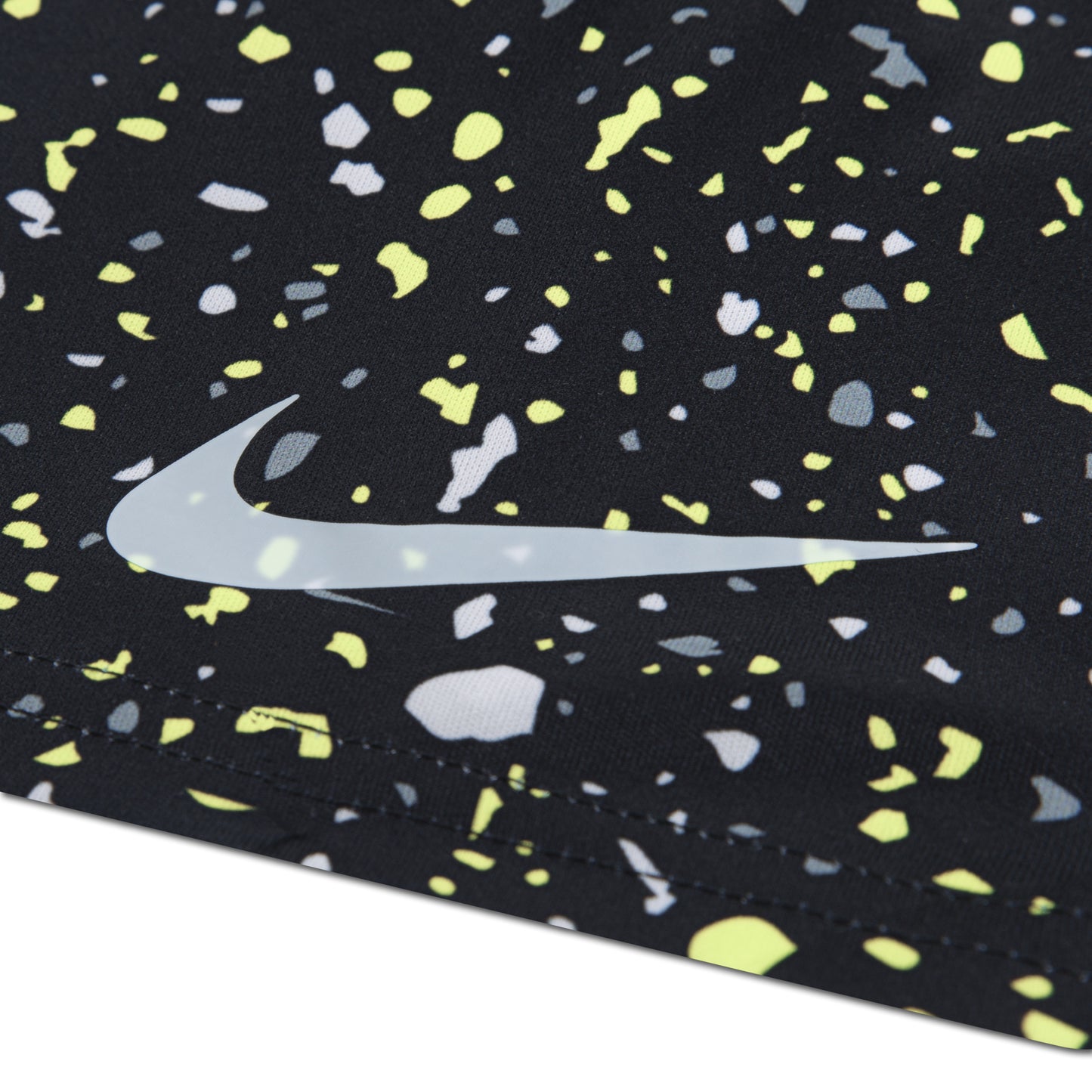 Big Kids' Dri-FIT Splatter Printed Tee | Black/Volt