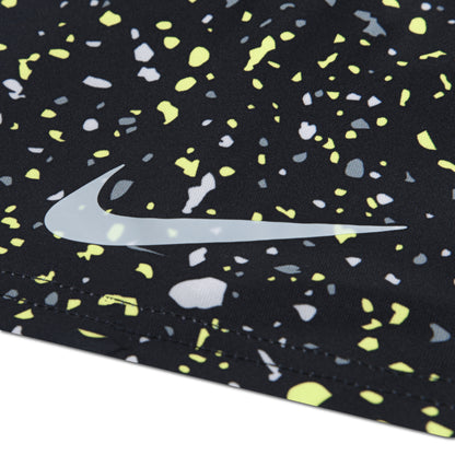 Big Kids' Dri-FIT Splatter Printed Tee | Black/Volt