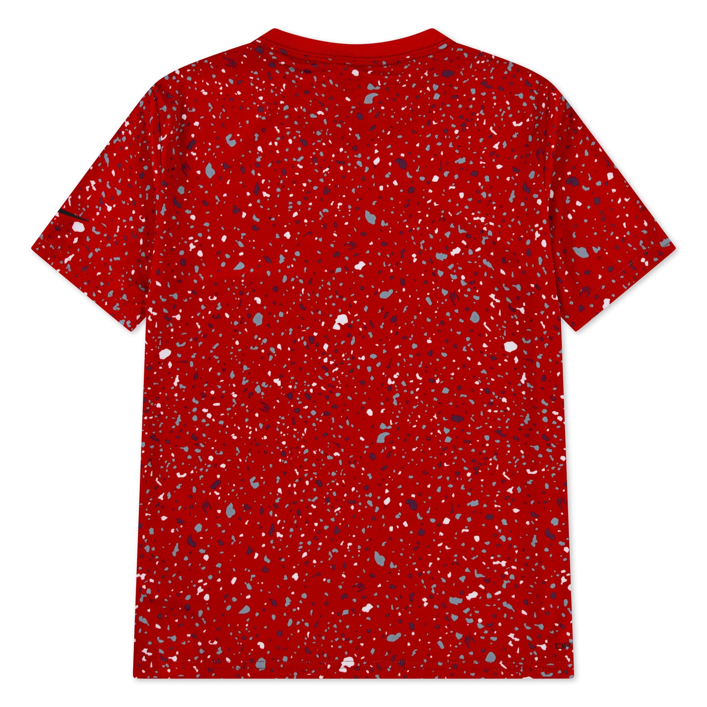 Big Kids' Dri-FIT Splatter Printed Tee | University Red/Black