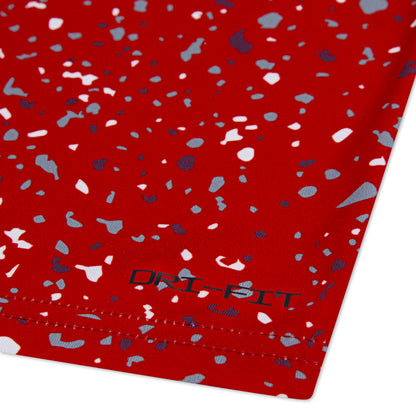 Big Kids' Dri-FIT Splatter Printed Tee | University Red/Black