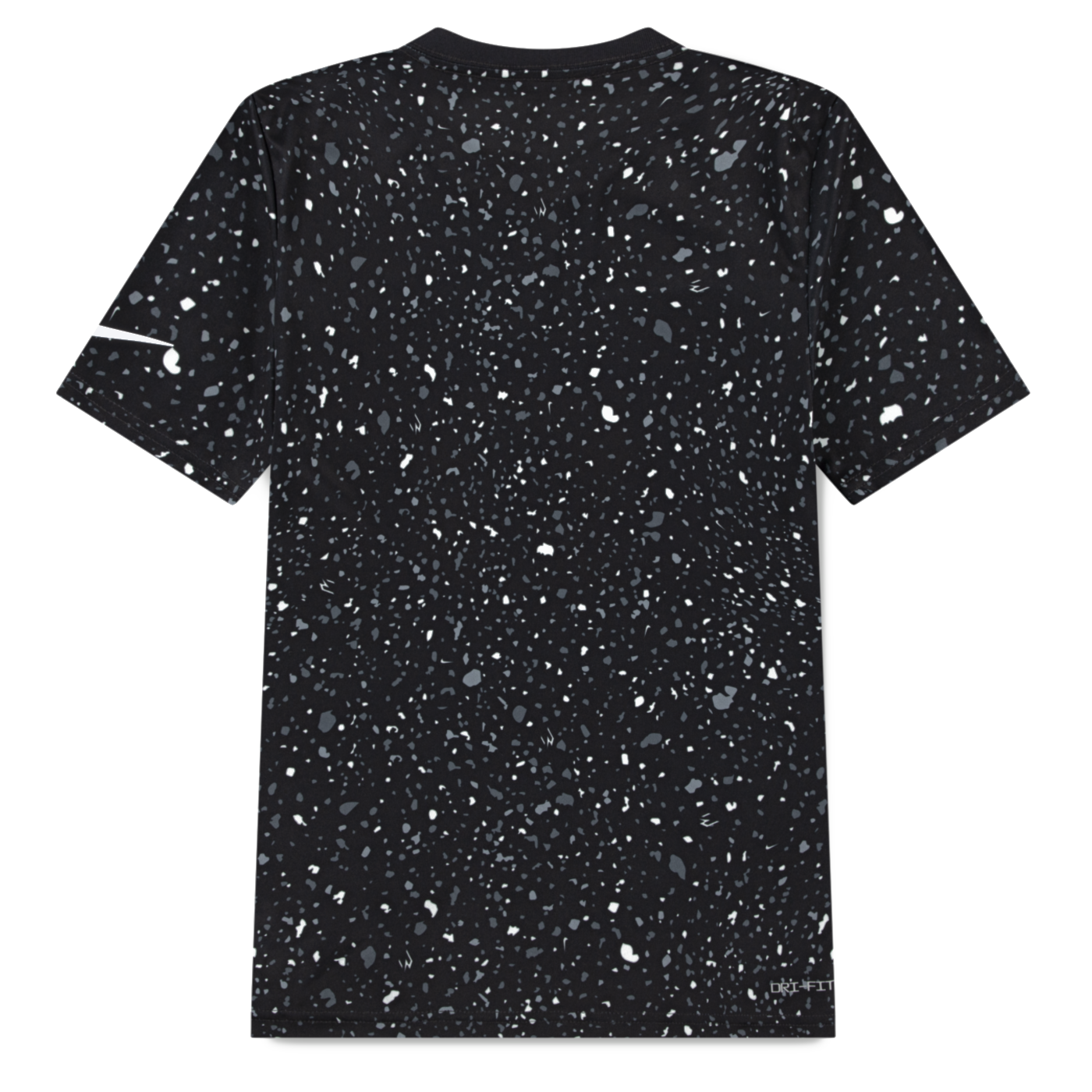 Big Kids' Dri-FIT Large Splatter Print T-Shirt | Black (University Red)