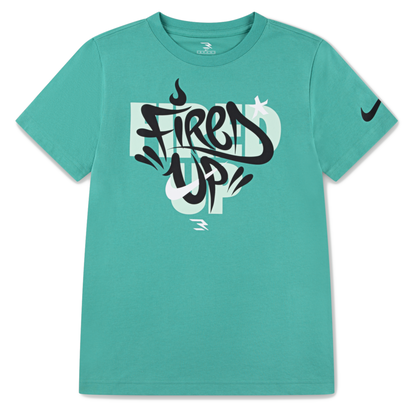 Little Kids' Fired Up Graffiti T-Shirt  | Teal